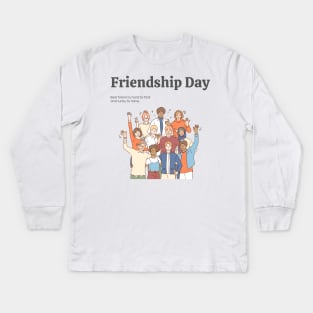 International Friendship Day Original Kids Long Sleeve T-Shirt